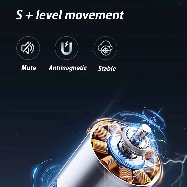 Mute antimagnetic stable watch motor with S+ level movement and copper coils