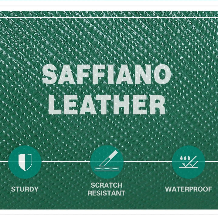 Saffiano Leather Hexagon Gallery Case - Red
